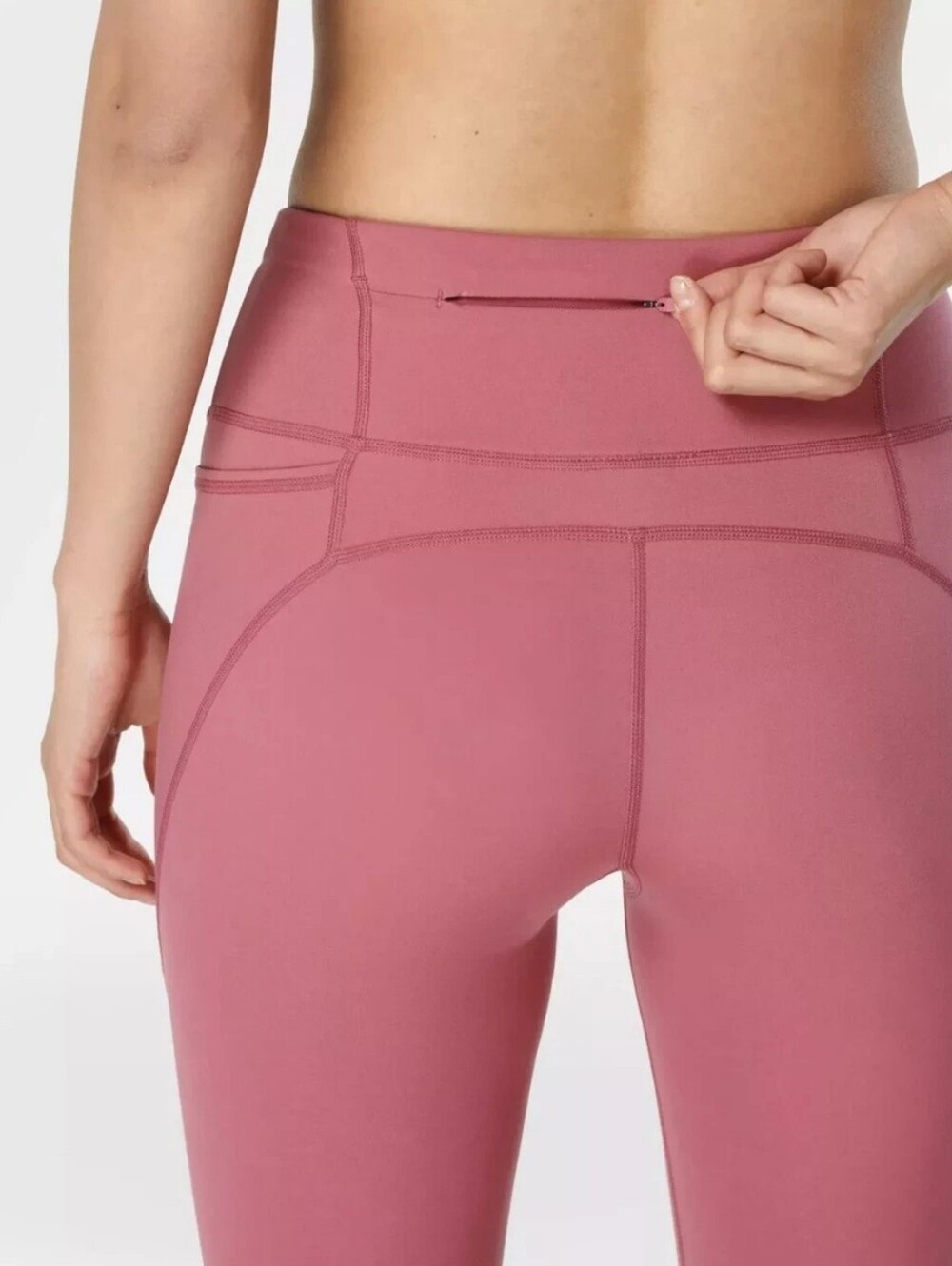 NWOT- Sweaty Betty Power 7/8 High-Waist Dahlia Pink Leggings Women's Size 6 - Picture 5 of 11